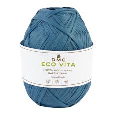 Rafia EcoVita de DMC – Azul Denim ecológico con estilo