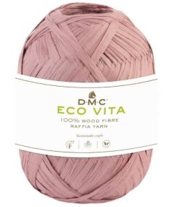 Rafia EcoVita de DMC – Rosa Palo delicado y sostenible