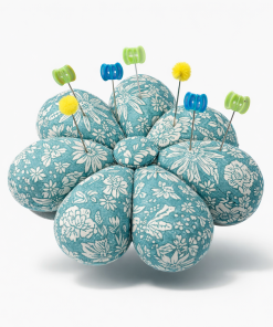 Acerico Flor Liberty Verde con Telas Liberty – Colección Liberty Fabrics