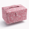 Costurero Liberty Rosa con Tapa Acolchada – Colección Liberty Fabrics
