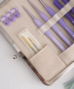 Alternative view of Kit de Ganchillos Tulip Etimo Murasaki – Set Japonés Premium para Crochet
