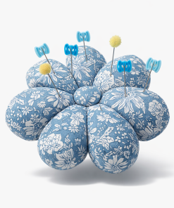 Acerico Flor Liberty Azul con Telas Liberty – Colección Liberty Fabrics