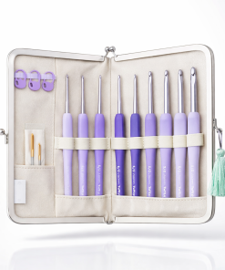 Kit de Ganchillos Tulip Etimo Murasaki – Set Japonés Premium para Crochet