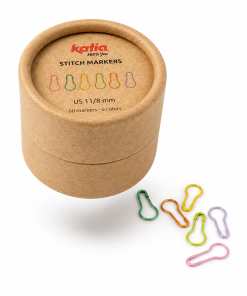 Marcadores de Punto Metálicos Katia 8 mm – 60 Unidades en Caja