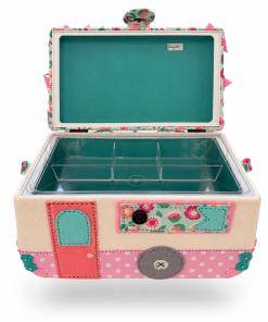 Alternative view of Costurero Vintage Caravana Floral con Compartimentos para Costura y Manualidades